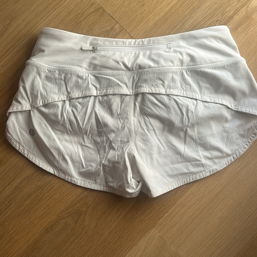 lululemon athletica White Athletic Shorts - Picture 2 of 3